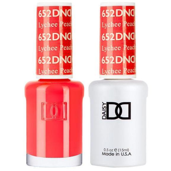 DND - Gel & Lacquer - Lychee Peachy - #652 - Gel & Lacquer Polish - Nail Polish at Beyond Polish