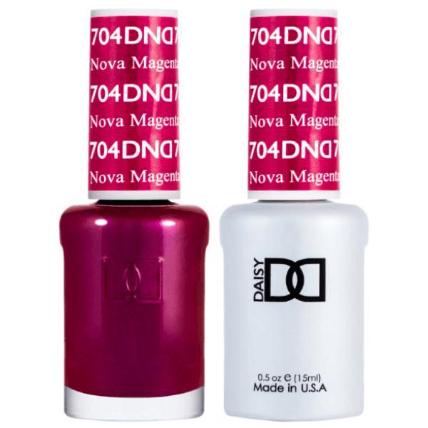 DND - Gel & Lacquer - Nova Magenta - #704 - Gel & Lacquer Polish - Nail Polish at Beyond Polish