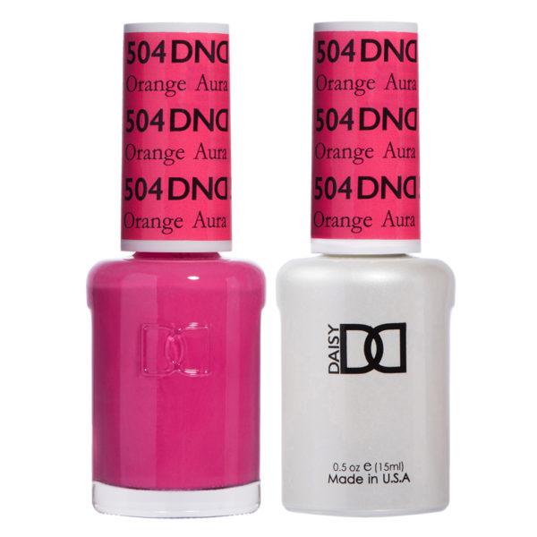 DND - Gel & Lacquer - Orange Aura - #504 - Gel & Lacquer Polish - Nail Polish at Beyond Polish