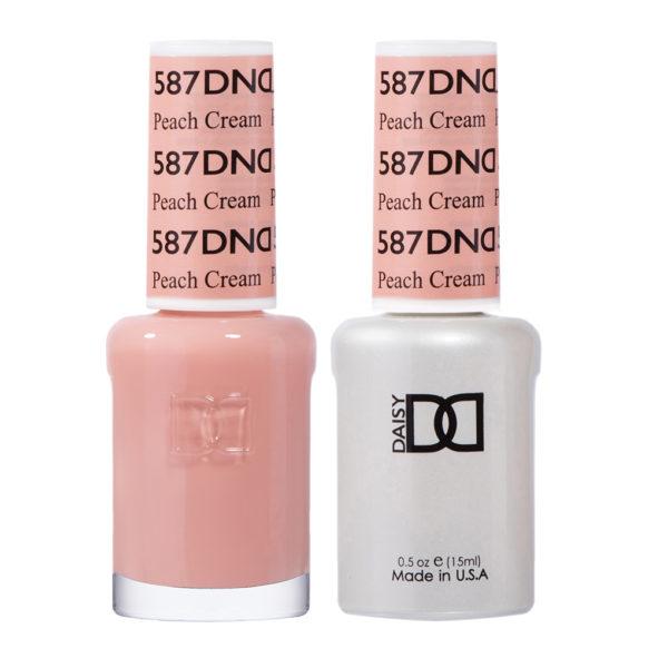 DND - Gel & Lacquer - Peach Cream - #587 - Gel & Lacquer Polish - Nail Polish at Beyond Polish