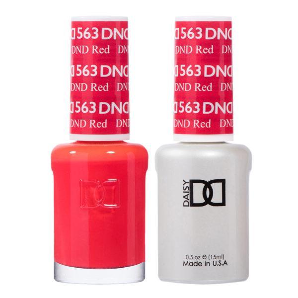 DND - Gel & Lacquer - Red - #563 - Gel & Lacquer Polish - Nail Polish at Beyond Polish