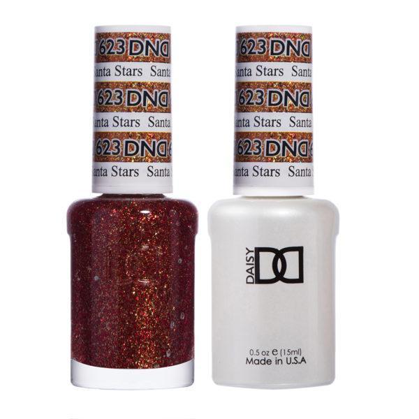 DND - Gel & Lacquer - Santa Stars - #623 - Gel & Lacquer Polish - Nail Polish at Beyond Polish
