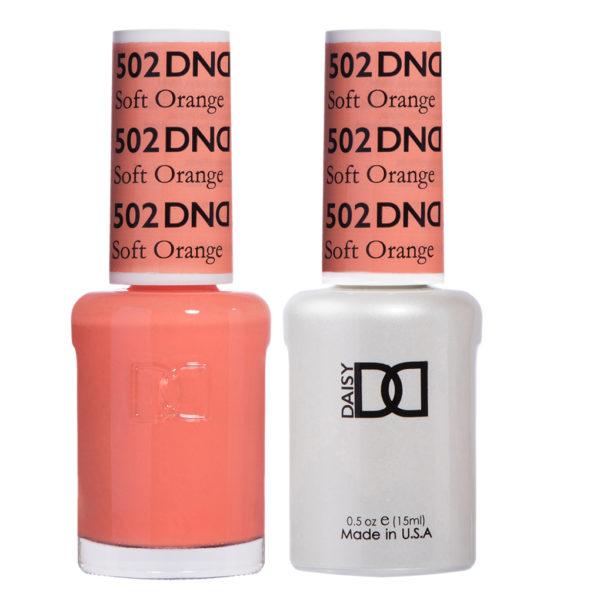 DND - Gel & Lacquer - Soft Orange - #502 - Gel & Lacquer Polish - Nail Polish at Beyond Polish