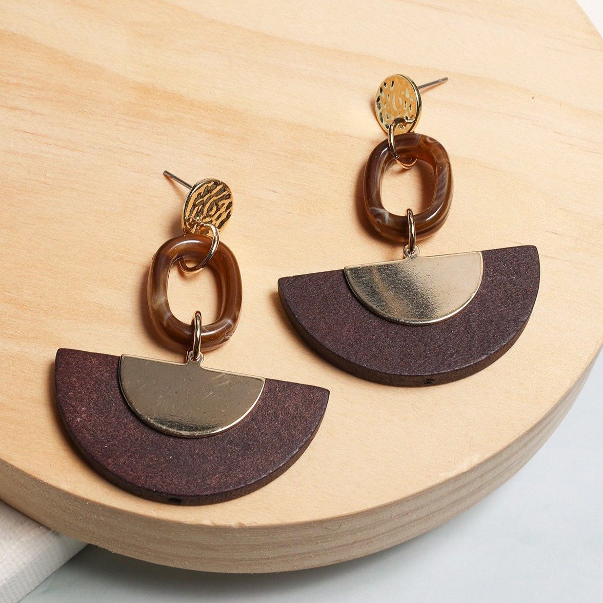 Demi Geo Earrings - Earrings - Nail Polish at Beyond Polish