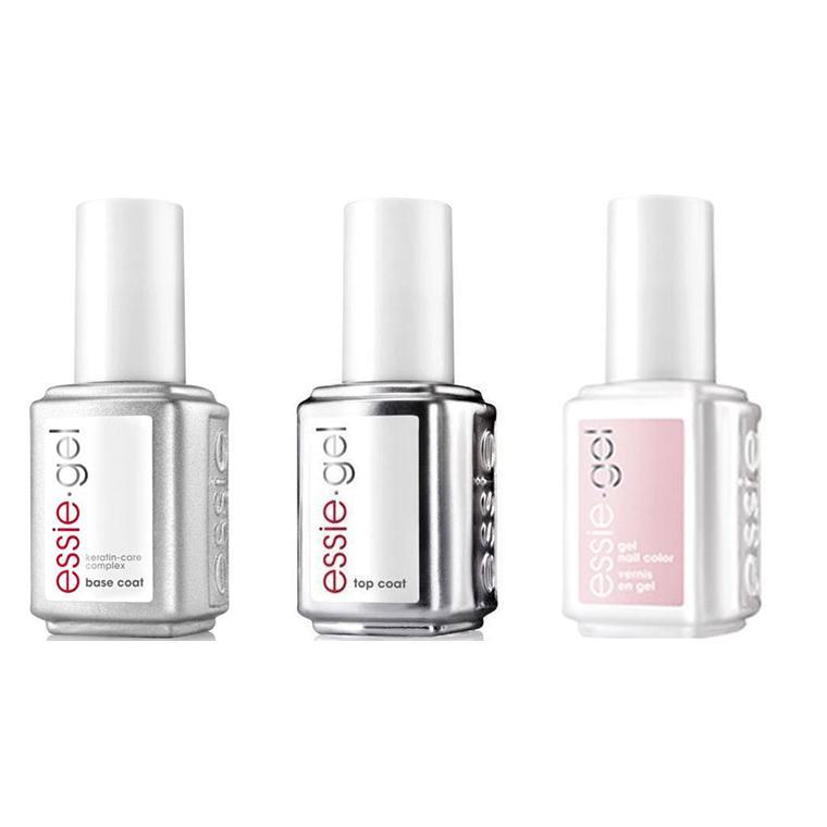 Essie Combo - Gel, Base & Top - Minimalistic 502G - Gel Polish - Nail Polish at Beyond Polish