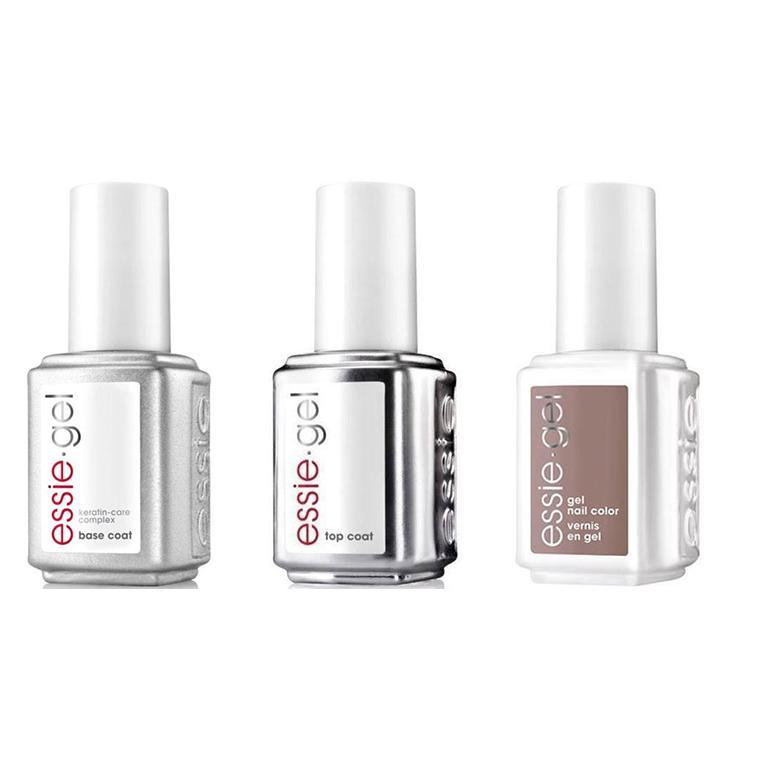 Essie Combo - Gel, Base & Top - Mink Muffs 698G - Gel Polish - Nail Polish at Beyond Polish