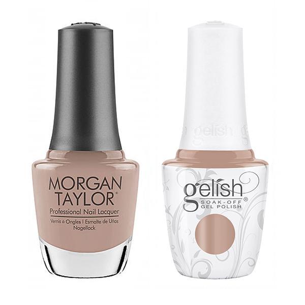 Gelish & Morgan Taylor Combo - Bare & Toasty - Gel & Lacquer Polish - Nail Polish at Beyond Polish