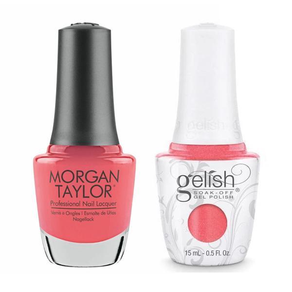 Gelish & Morgan Taylor Combo - Cancan We Dance? - Gel & Lacquer Polish - Nail Polish at Beyond Polish