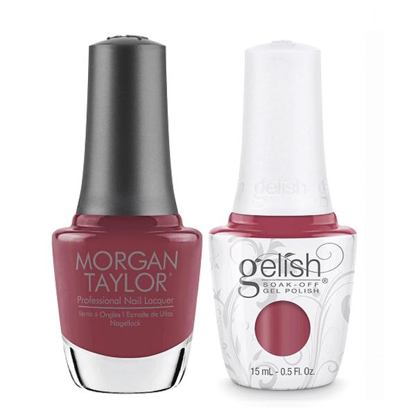 Gelish & Morgan Taylor Combo - Exhale - Gel & Lacquer Polish - Nail Polish at Beyond Polish