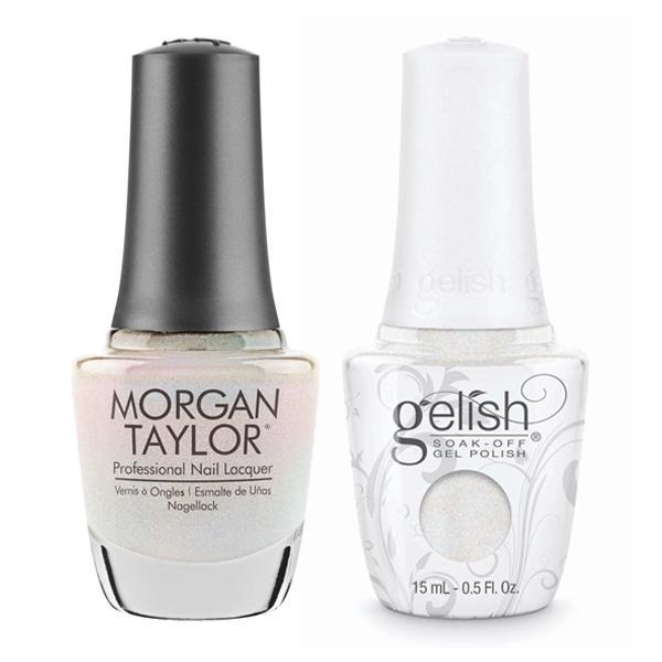 Gelish & Morgan Taylor Combo - Izzy Wizzy, Let's Get Busy - Gel & Lacquer Polish - Nail Polish at Beyond Polish