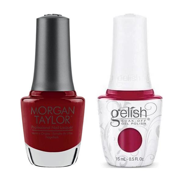 Gelish & Morgan Taylor Combo - Ruby Two-Shoes - Gel & Lacquer Polish - Nail Polish at Beyond Polish