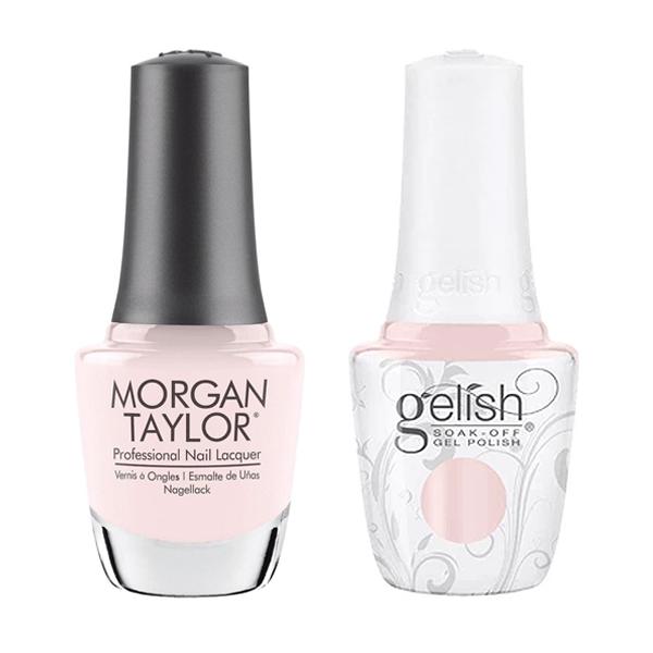 Gelish & Morgan Taylor Combo - Sheer & Silk - Gel & Lacquer Polish - Nail Polish at Beyond Polish
