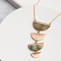 Half Shell Pendant Necklace - Necklaces - Nail Polish at Beyond Polish
