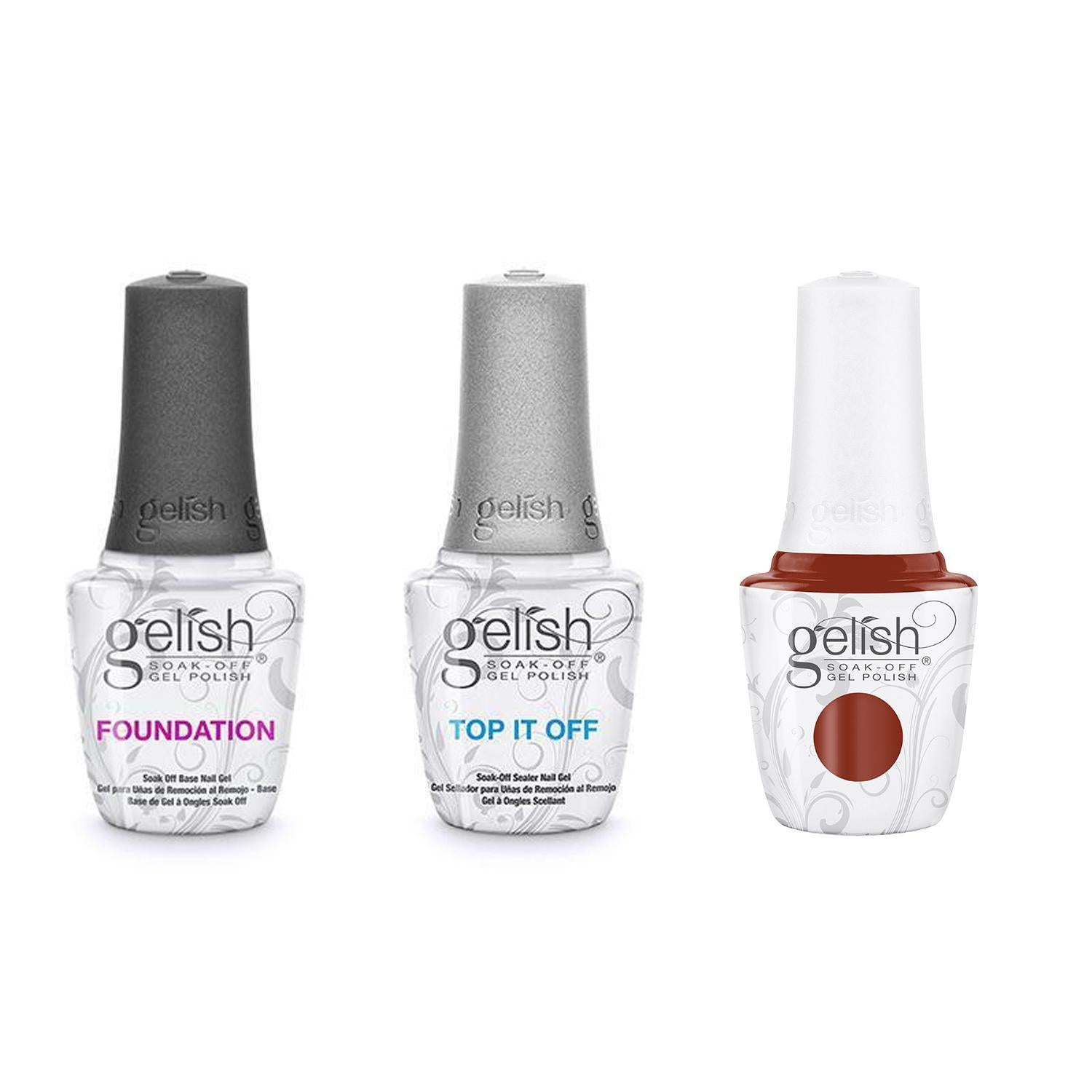 Harmony Gelish Combo - Base, Top & Afternoon Escape - Gel Polish - Nail Polish at Beyond Polish