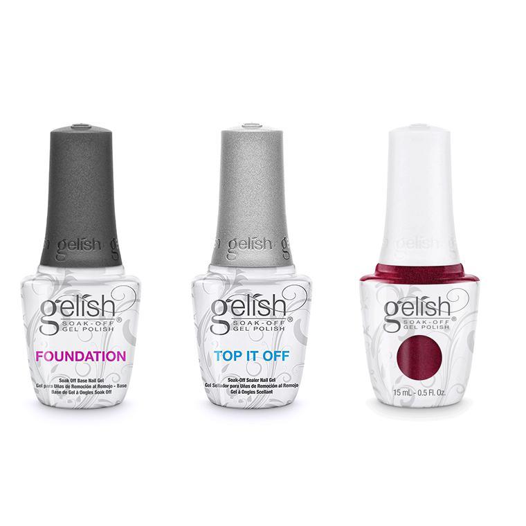 Harmony Gelish Combo - Base, Top & I'm So Hot - Gel Polish - Nail Polish at Beyond Polish