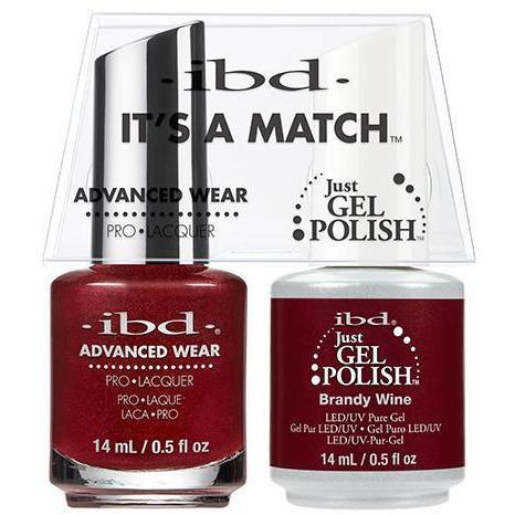 IBD It's A Match Duo - Brandy Wine - #65520 - Gel & Lacquer Polish - Nail Polish at Beyond Polish