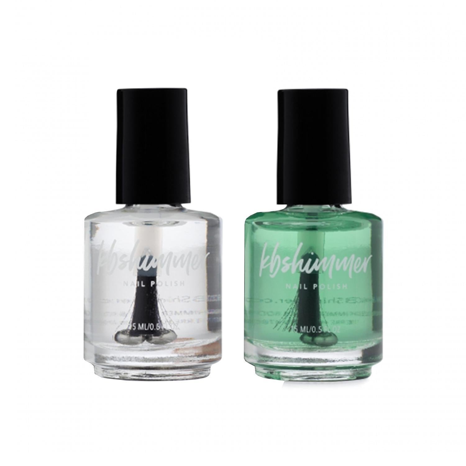 KBShimmer - Nail Polish - Top & Base Combo - Nail Lacquer - Nail Polish at Beyond Polish