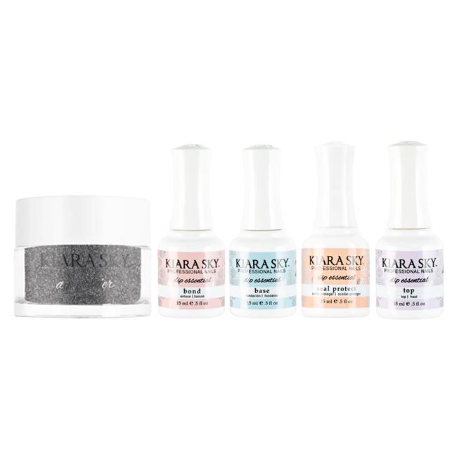 Kiara Sky Dip Powder Combo - Essentials Set & Chocolate Glaze - Dipping Powder - Nail Polish at Beyond Polish