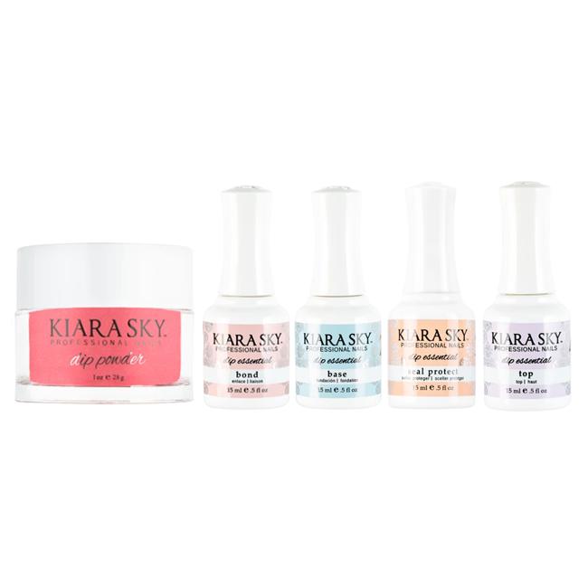 Kiara Sky Dip Powder Combo - Essentials Set & Cocoa Coral - Dipping Powder - Nail Polish at Beyond Polish