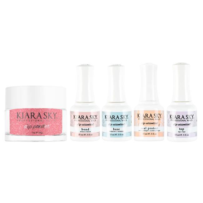 Kiara Sky Dip Powder Combo - Essentials Set & Confetti - Dipping Powder - Nail Polish at Beyond Polish