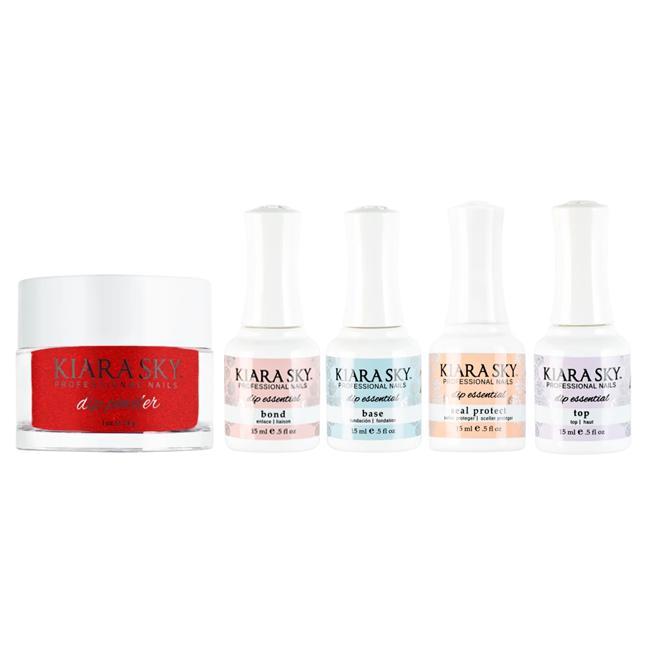 Kiara Sky Dip Powder Combo - Essentials Set & Diablo - Dipping Powder - Nail Polish at Beyond Polish