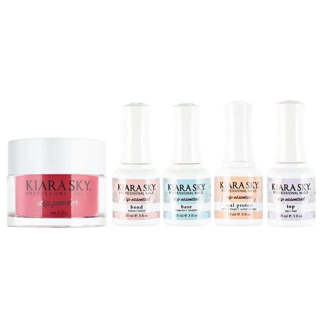 Kiara Sky Dip Powder Combo - Essentials Set & Glamour 101 - Dipping Powder - Nail Polish at Beyond Polish