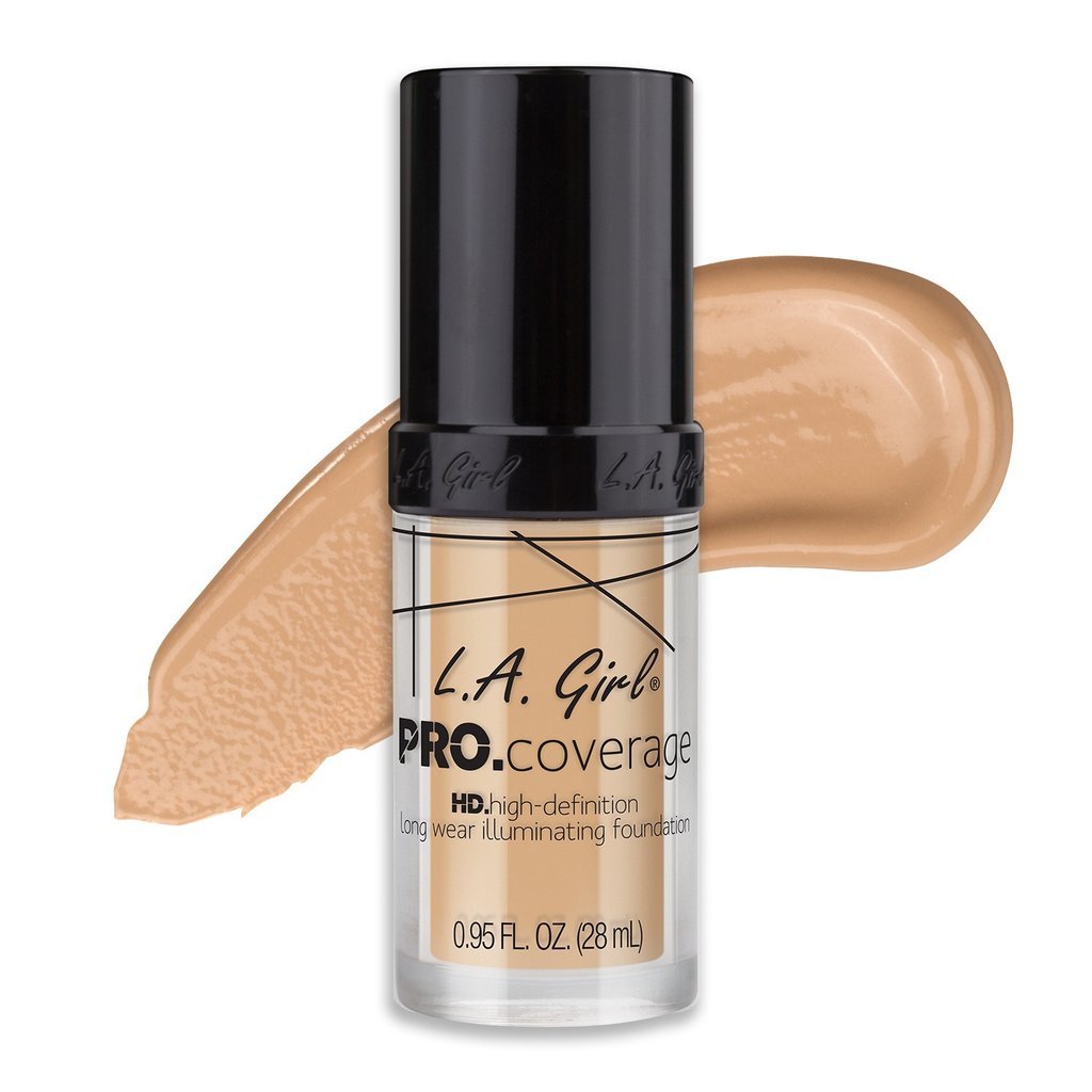 L.A. Girl - Pro Coverage HD Illuminating Foundation - Fair - #GLM642 - Face - Nail Polish at Beyond Polish