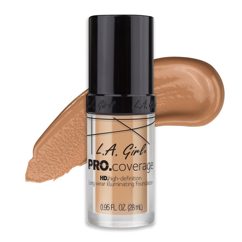 L.A. Girl - Pro Coverage HD Illuminating Foundation - Natural - #GLM644 - Face - Nail Polish at Beyond Polish