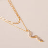 Layered Snake Chain Necklace - Necklaces - Nail Polish at Beyond Polish