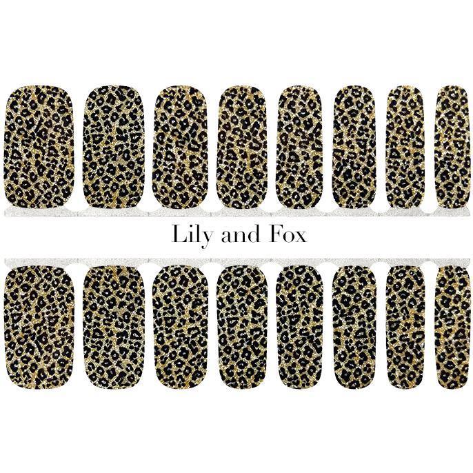 Lily and Fox - Nail Wrap - Cheetah Sparkle - Nail Wrap - Nail Polish at Beyond Polish