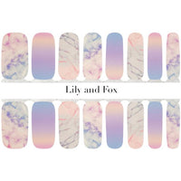 Lily and Fox - Nail Wrap - Cotton Candy Skies - Nail Wrap - Nail Polish at Beyond Polish