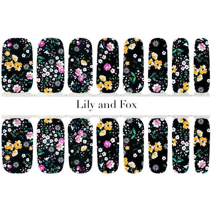 Lily and Fox - Nail Wrap - Daring Floral - Nail Wrap - Nail Polish at Beyond Polish