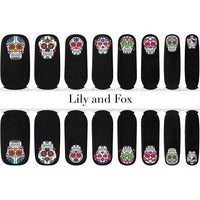 Lily and Fox - Nail Wrap - Mexican Painted Skulls - Nail Wrap - Nail Polish at Beyond Polish