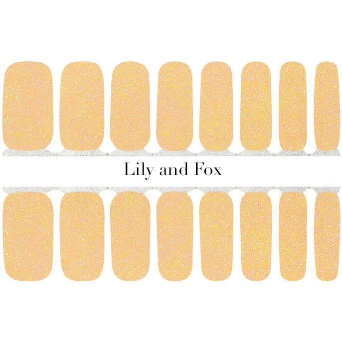Lily and Fox - Nail Wrap - Peach Bellini - Nail Wrap - Nail Polish at Beyond Polish