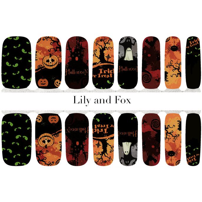 Lily and Fox - Nail Wrap - Spooked - Nail Wrap - Nail Polish at Beyond Polish