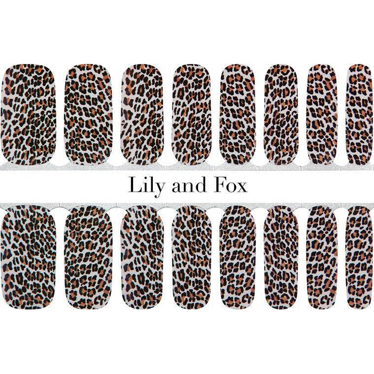 Lily and Fox - Nail Wrap - White Cheetah - Nail Wrap - Nail Polish at Beyond Polish