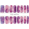 Lily and Fox - Nail Wrap - Wild Berry Swirl - Nail Wrap - Nail Polish at Beyond Polish