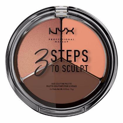 NYX 3 Steps Face Sculpting Palette - Deep - #3STS04 - Face - Nail Polish at Beyond Polish