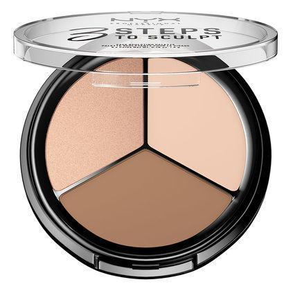 NYX 3 Steps Face Sculpting Palette - Fair - #3STS01 - Face - Nail Polish at Beyond Polish