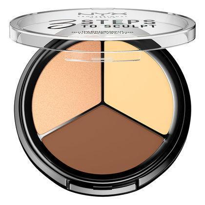 NYX 3 Steps Face Sculpting Palette - Light - #3STS02 - Face - Nail Polish at Beyond Polish