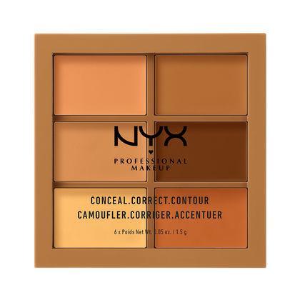 NYX Conceal, Correct, Contour Palette - Deep - #3CP03 - Face - Nail Polish at Beyond Polish