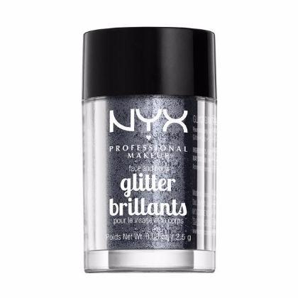 NYX Face & Body Glitter - Gunmetal - #GLI12 - Face - Nail Polish at Beyond Polish