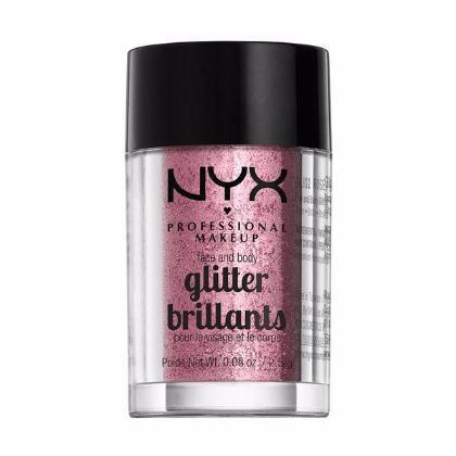 NYX Face & Body Glitter - Rose - #GLI02 - Face - Nail Polish at Beyond Polish
