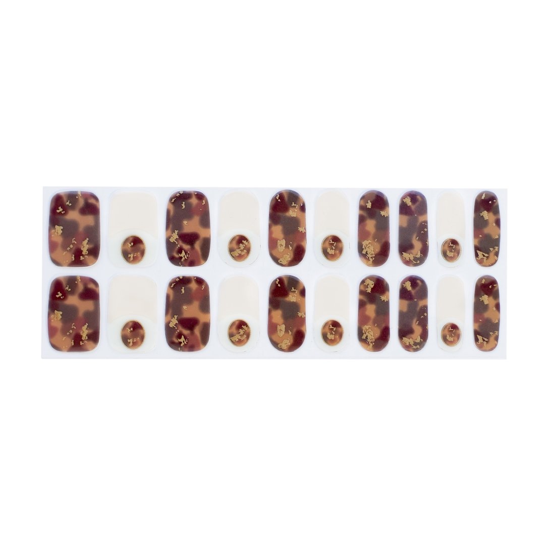 Nails Mailed - Gel Wrap - Tortie - Nail Wrap - Nail Polish at Beyond Polish