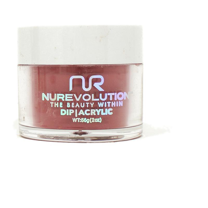 NuRevolution - Dip Powder - Cranberry Sauce 2 oz - #123 - Dipping Powder - Nail Polish at Beyond Polish