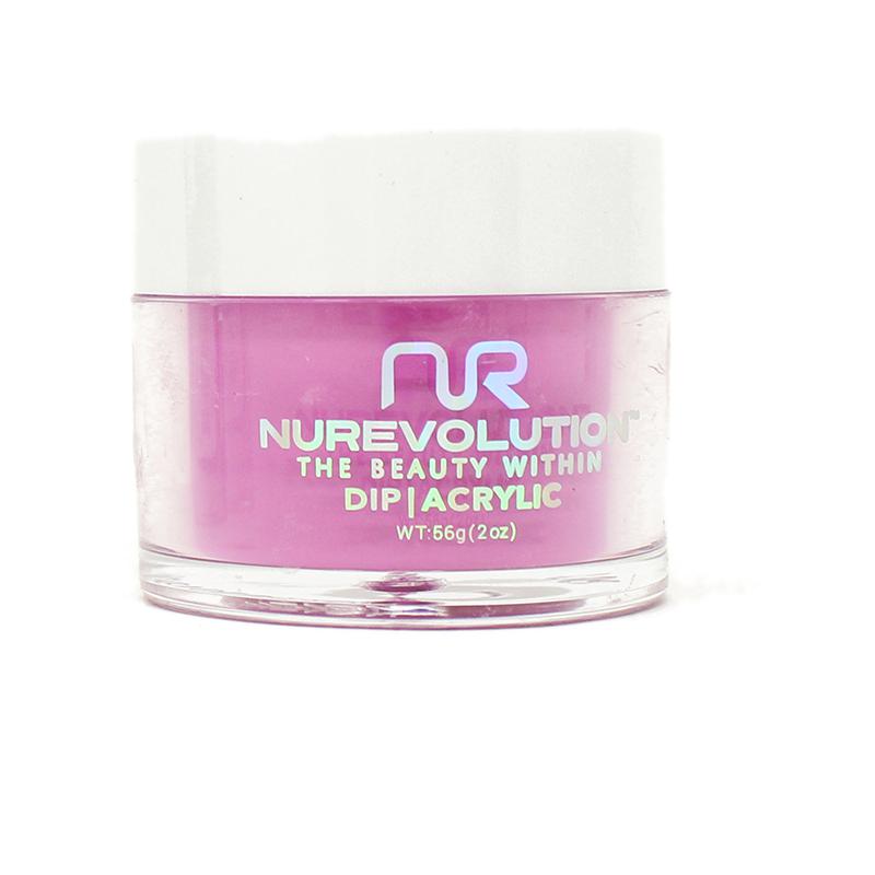 NuRevolution - Dip Powder - Fuchisia Pop 2 oz - #17 - Dipping Powder - Nail Polish at Beyond Polish