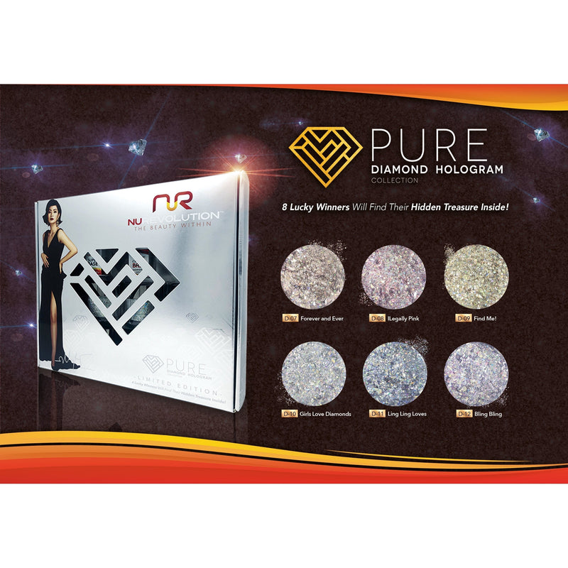 NuRevolution - Dip Powder - Special Edition Diamond Collection Grey - Dipping Powder - Nail Polish at Beyond Polish