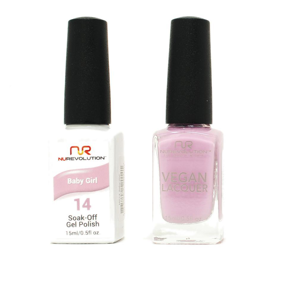 NuRevolution - Gel & Lacquer - Baby Girl - #14 - Gel & Lacquer Polish - Nail Polish at Beyond Polish