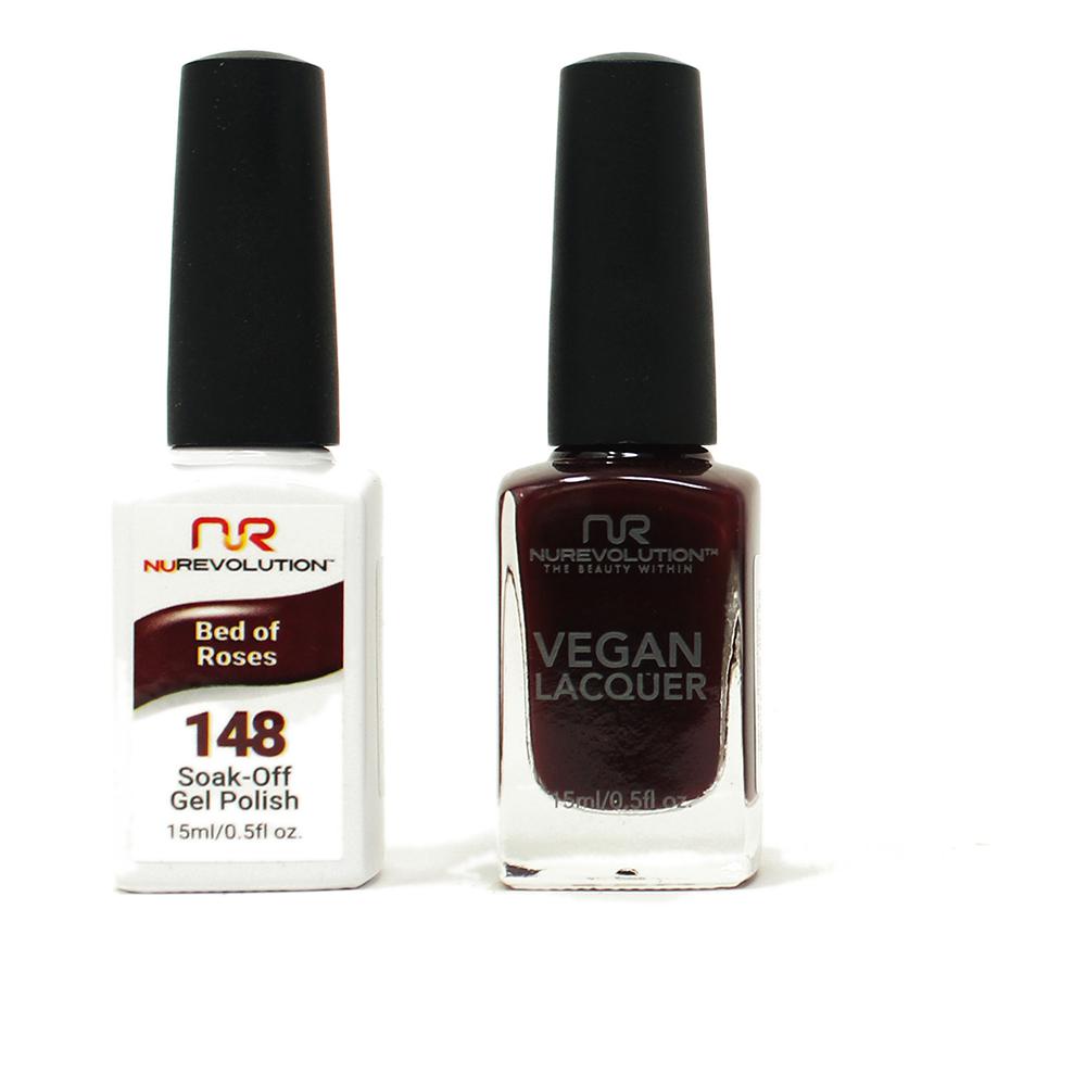 NuRevolution - Gel & Lacquer - Bed of Roses - #148 - Gel & Lacquer Polish - Nail Polish at Beyond Polish