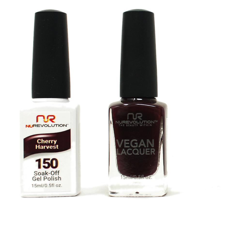 NuRevolution - Gel & Lacquer - Cherry Harvest - #150 - Gel & Lacquer Polish - Nail Polish at Beyond Polish